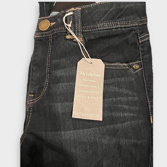 NWT Wit & Wisdom 'Ab'Solution Itty Bitty Bootcut Jeans Size 10 - Picture 5 of 9